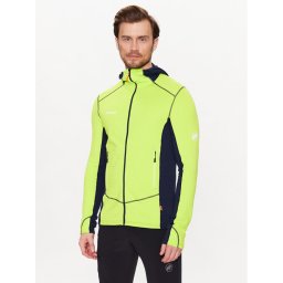 Mammut Pulóver Taiss Light Ml Hooded Jacket 1014-04530-40231-115 Zöld Athletic Fit