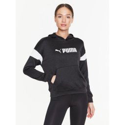 Puma Pulóver Fit Tech 523079 Fekete Regular Fit