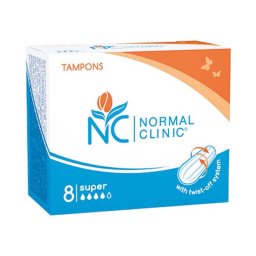 Normal Clinic tampon super 8X