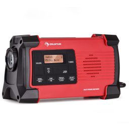 Auna Patagonia DAB+ Kültéri rádió DAB / DAB+ / FM Töltés USB hajtókarral SOS Riasztó Vízálló (MG3-Outdoor-Radio-RO)