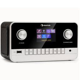 Auna Connect 100 MKII, Internetes rádió, Media Player, Bluetooth, DAB/DAB+, alkalmazásvezérlés (MG3-Connect100 2G BK)