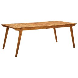 vidaXL tömör akácfa kerti asztal 201,5 x 100 x 75 cm