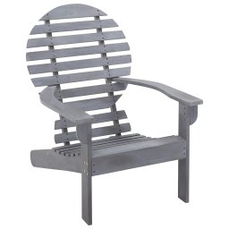 vidaXL szürke tömör akácfa Adirondack szék