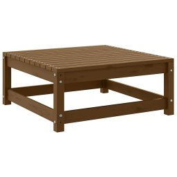 vidaXL mézbarna tömör fenyőfa kerti lábtartó 70 x 70 x 30 cm