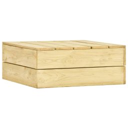 vidaXL impregnált fenyőfa kerti asztal 75 x 75 x 31 cm