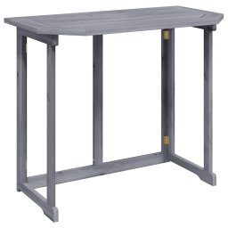 vidaXL tömör akácfa összecsukható erkélyasztal 90x50x74 cm