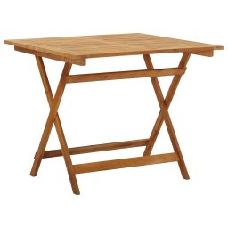 vidaXL akácfa összecsukható kerti asztal 90 x 90 x 75 cm