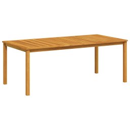 vidaXL tömör akácfa kerti asztal 200 x 100 x 74 cm