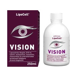 LipoCell Vision liposzómás étrend-kiegészítő folyadék 250ml