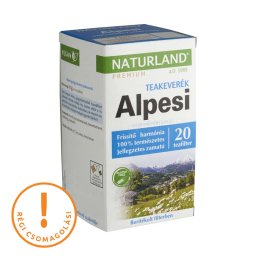 Naturland Alpesi gyógynövény teakeverék 20x1g