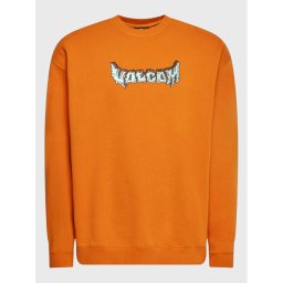 Volcom Pulóver Nofing A4612305 Narancssárga Loose Fit