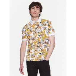 Versace Jeans Couture Pólóing 74GAG6S0 Fehér Regular Fit