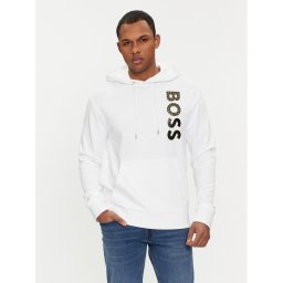 Boss Pulóver 50481746 Fehér Regular Fit