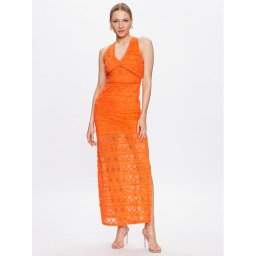 Guess Hétköznapi ruha Liza W3GK27 KBPQ0 Narancssárga Slim Fit