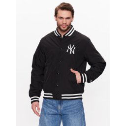 New Era Bomber dzseki New York Yankees MLB Team Logo 60332171 Fekete Regular Fit