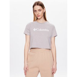 Columbia Póló North Casades 1930051 Szürke Cropped Fit