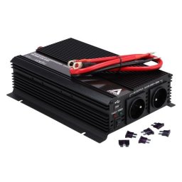 Inverter / Áramátalakító 12V 1600W+USB módosított SZINUSZOS