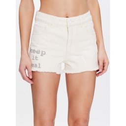 Guess Farmer rövidnadrág Mom W3GD26 D4Y00 Fehér Regular Fit
