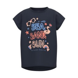 NAME IT Póló 13215037 Sötétkék Loose Fit