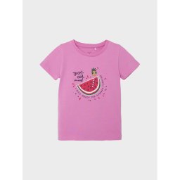 NAME IT Póló 13213885 Rózsaszín Relaxed Fit