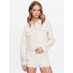 Guess Farmer kabát Stevie W3GN45 D4Y00 Ekru Regular Fit