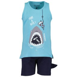 Blue Seven Felső és rövidnadrág 826022 X Kék Regular Fit