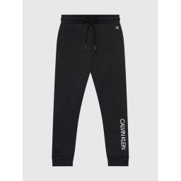 Calvin Klein Jeans Melegítő alsó Institutional IB0IB00954 Fekete Regular Fit