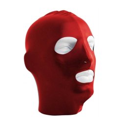 Datex Hood Eyes and Mouth Open-piros.