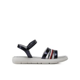 Tommy Hilfiger Szandál Stripes Velcro T4A2-32771-1372 S Sötétkék