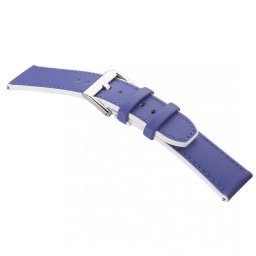 STAILER Premium Max Endurance DANI bőr óraszíj, neon kék 20/18 L