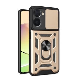 RING KAMERA Borító tartóval Realme C33 aranyhoz