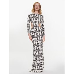 Elisabetta Franchi Estélyi ruha AB-434-32E2-V800 Színes Slim Fit