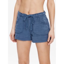 BDG Urban Outfitters Szövet rövidnadrág BDG LINEN 5 POCKET SHORT 76476407 76476407 Szürke Loose Fit