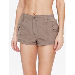 BDG Urban Outfitters Szövet rövidnadrág BDG SUMMER Y2K SHORT 76476258 Zöld Regular Fit