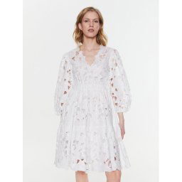 Red Valentino Hétköznapi ruha 2R3VA22Y6QA Fehér Regular Fit