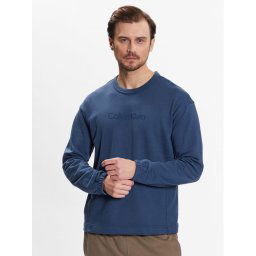 Calvin Klein Performance Pulóver Pullover 00GMS3W302 Kék Regular Fit