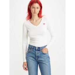 Levi's® Póló Baby Tee A48910001 Fehér Slim Fit