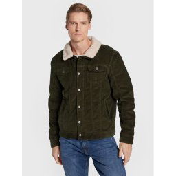 Blend Báránybőr kabát Outwear 20714392 Zöld Regular Fit