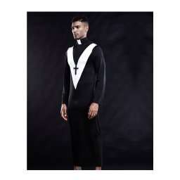 Kis pap jelmez kereszttel. Méret:S-L