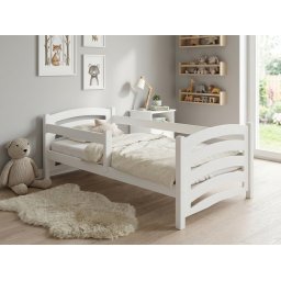 Gyerekágy MELA 80 x 160 cm, fehér Ágyrács: Ágyrács nélkül, Matrac: EASYSOFT 8 cm matrac