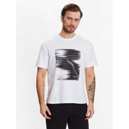 Calvin Klein Póló Motion Graphic K10K111116 Fehér Regular Fit