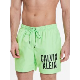 Calvin Klein Swimwear Úszónadrág KM0KM00794 Zöld Regular Fit