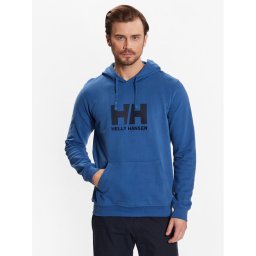 Helly Hansen Pulóver Logo 33977 Kék Regular Fit