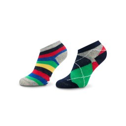 United Colors Of Benetton 2 pár gyerek bokazokni 6AO30701O 903 Színes