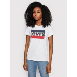 Levi's® Póló The Perfect Graphic Tee 17369-0297 Fehér Regular Fit
