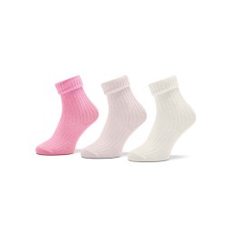 United Colors Of Benetton 3 pár hosszú szárú gyerek zokni 6AO3F211S 934 Rózsaszín