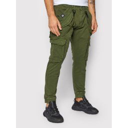 Alpha Industries Szövet nadrág Utility 128202 Zöld Slim Fit
