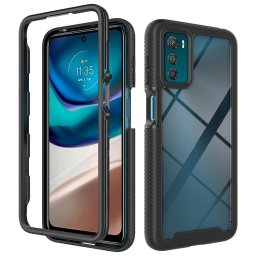 DUAL Kétoldalas burkolat Motorola Moto G42 fekete