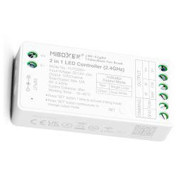 MiLight FUT035S+ 2 az 1-ben LED vezérlő egyszínű és CCT szalagokhoz, 12A