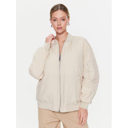 Calvin Klein Bomber dzseki Light Paded Quilt Bomber Jacket K20K205178 Ekru Regular Fit